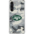 NFL New York Jets Camo Galaxy S24 FE Clear Case